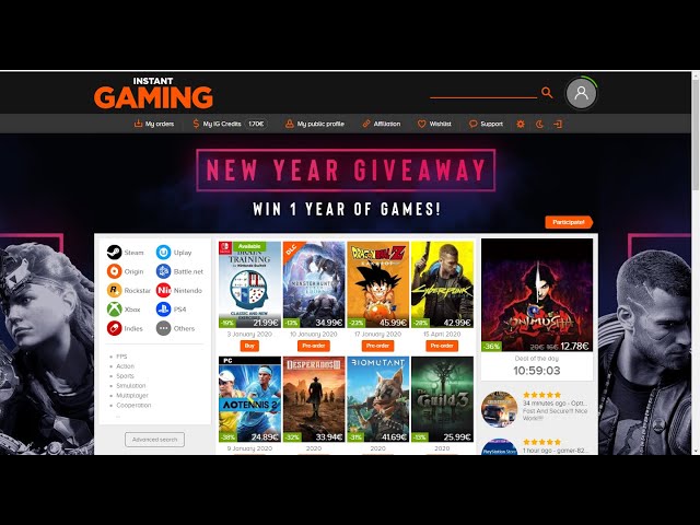 instant-gaming.com Competitors - Top Sites Like instant-gaming.com