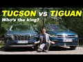 all-new Hyundai Tucson vs VW Tiguan Facelift comparison REVIEW 2021