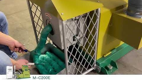 GREENMAX EPE Foam Densifier M-C200 Operated by American Cutter