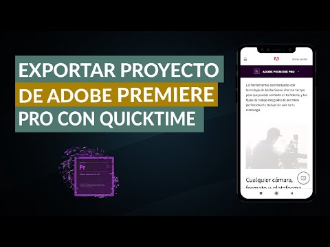 Cómo EXPORTAR un PROYECTO de Adobe Premiere Pro con Quicktime