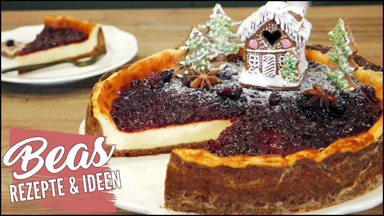 Weihnachtlicher Käsekuchen ⛄️ Lebkuchen Cheesecake Rezept - YouTube