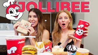 FOREIGNERS TRY FILIPINO JOLLIBEE FOR THE FIRST TIME!! is it even GOOD?