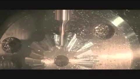 4th axis used to make a gear