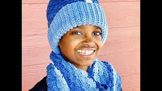 Crochet Shell Stitch Hat & Scarf "Show & Tell" with Jonah's Hands
