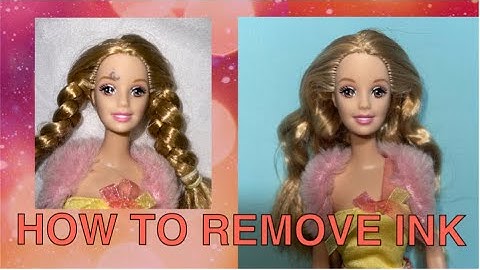 How to remove Ink, Marker, Pen, Sharpie, and Dye from your doll
