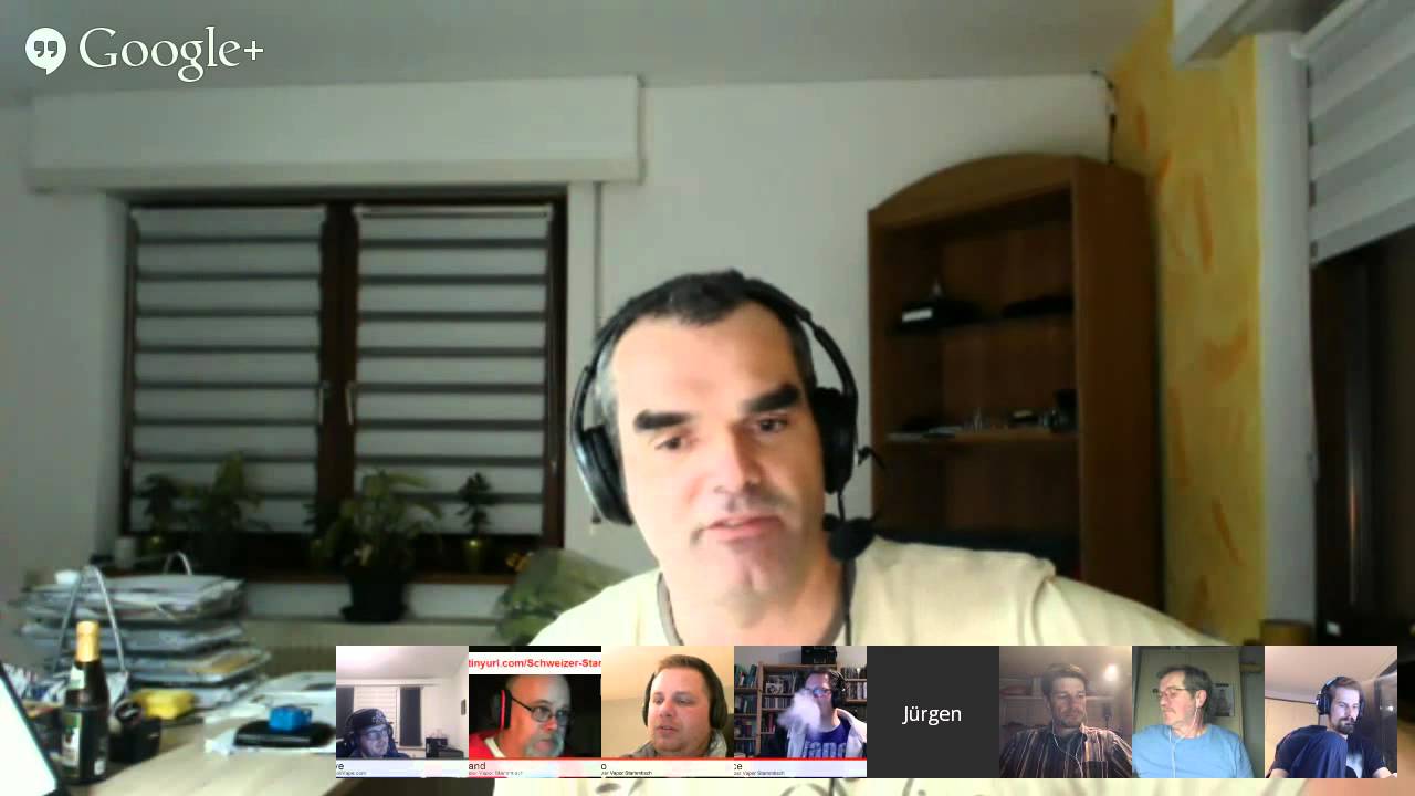 Schweizer Vapor Stammtisch Nr 8: Dampfer Zubehör und Dampfer helfen Dampfer