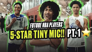 I interviewed future NBA stars with a tiny mic! Part 1