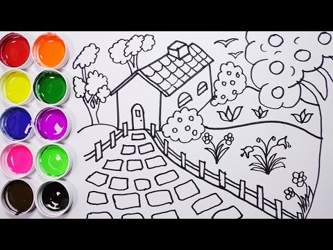 Video: Cómo Dibujar Un Jardín