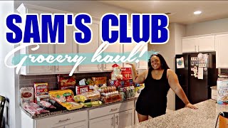 *NEW SUMMER RESTOCK  SAM'S CLUB GROCERY HAUL*