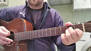 How to play ORDINARY MAN by Christy Moore (Strum) on guitar