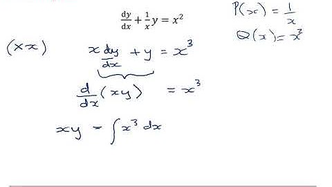 OCR Core Pure: First order differential equations 1-5