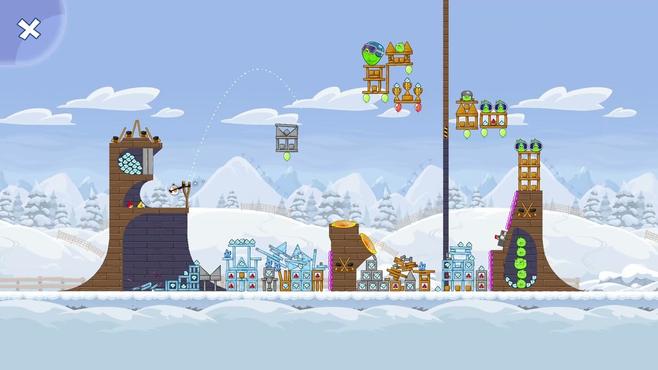 Angry Birds Friends Level 8 Tournament 1694 three stars NO POWER-UP walkthrough 2026-02-04