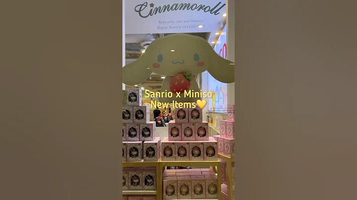Shopping New Items at MINISO🌙💛 #sanrio #miniso #kawaii