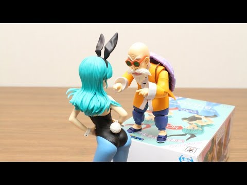 DRAGON BALL STOP MOTION S.H.Figuarts KAME-SENNIN VS BULMA