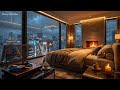 🌃 Relaxing Midnight Skyline Jazz Vibes | Elegant Apartment for Better Sleep #jazz #music #chill