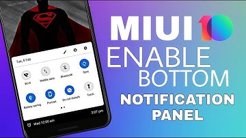 Enable Bottom Notification Panel in MIUI 10 | Redmi Note 5 pro