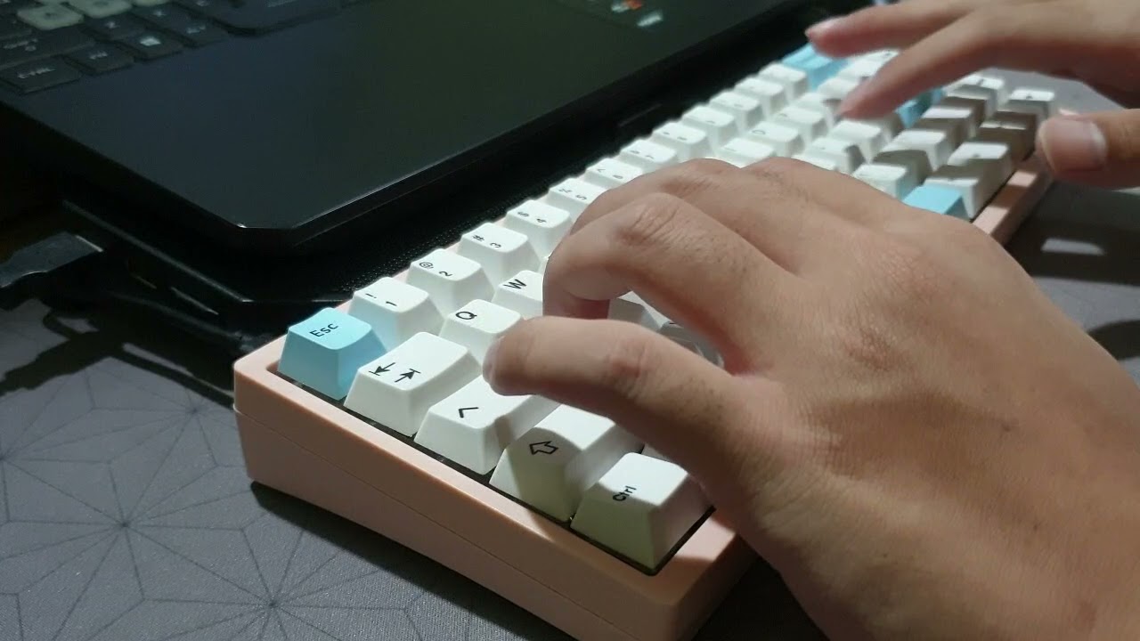 KBD67 Lite Pink Tecsee Jadeite Diamond (Thocc)