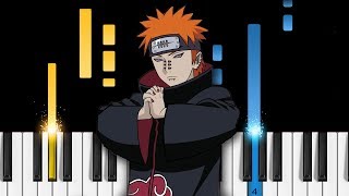 Naruto Shippuden - Girei (Pain's Theme) - EASY Piano Tutorial screenshot 5