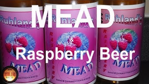 Bottling the Raspberry Mead and Raspberry Beer Kegging