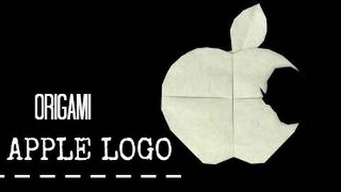 Origami Apple Logo Tutorial (Steve Jobs Face)