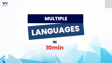 Add Multiple languages in 5 mins in Flutter