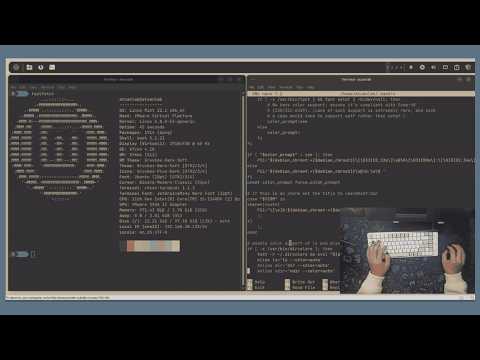Customize XFCE Desktop with me (gruvbox) (asmr, no talking)