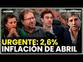 URGENTE: INFLACIÓN 2,6% EN ABRIL. CON SANTIAGO BULAT I Carlos Burgueño #CierreDeMercados