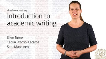 Introduction to Academic Writing