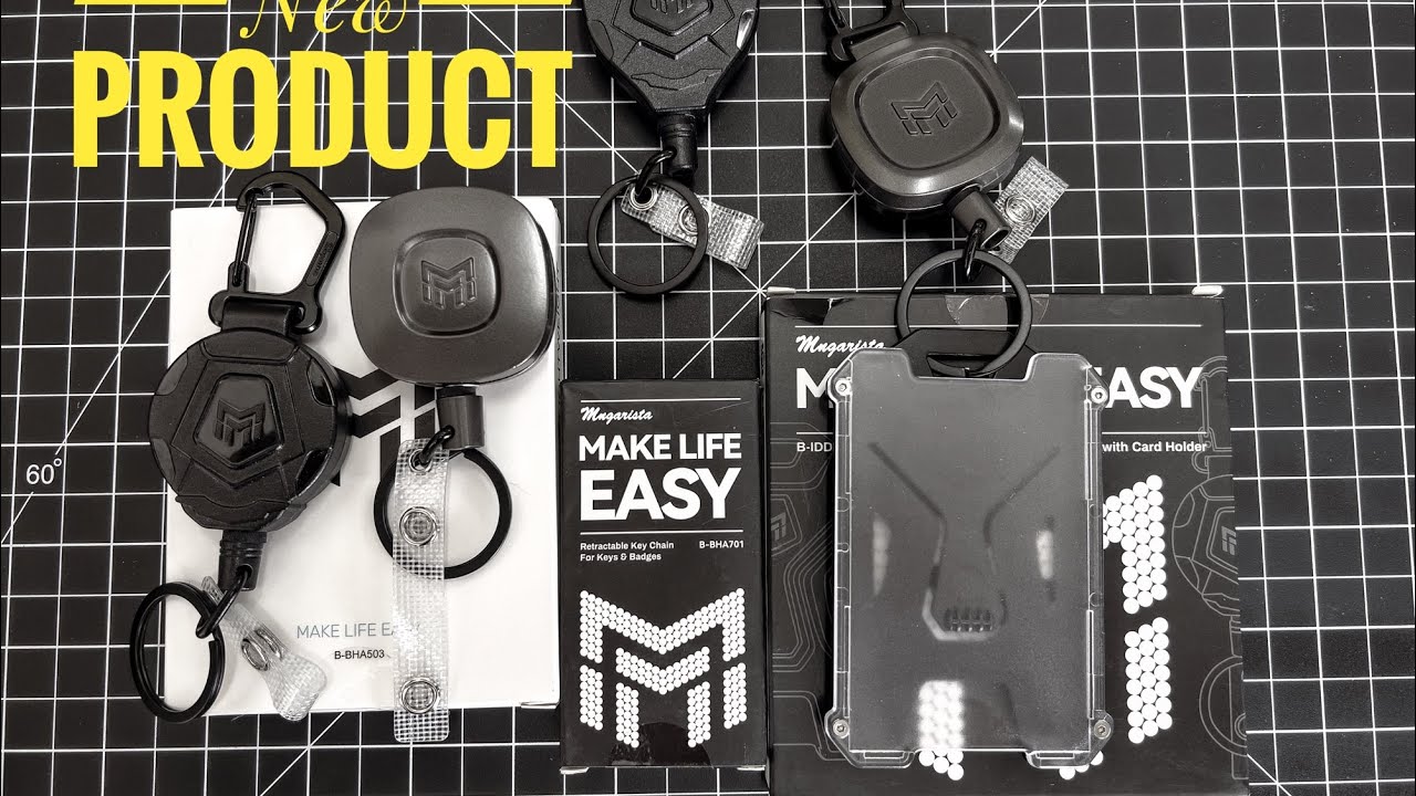 newproducts Retractable Key chain and Badge holder by @mngarista8860 # mngarista #edc 