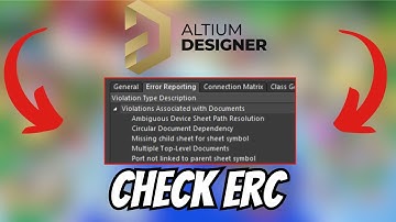 How to Check ERC in Altium Designer!