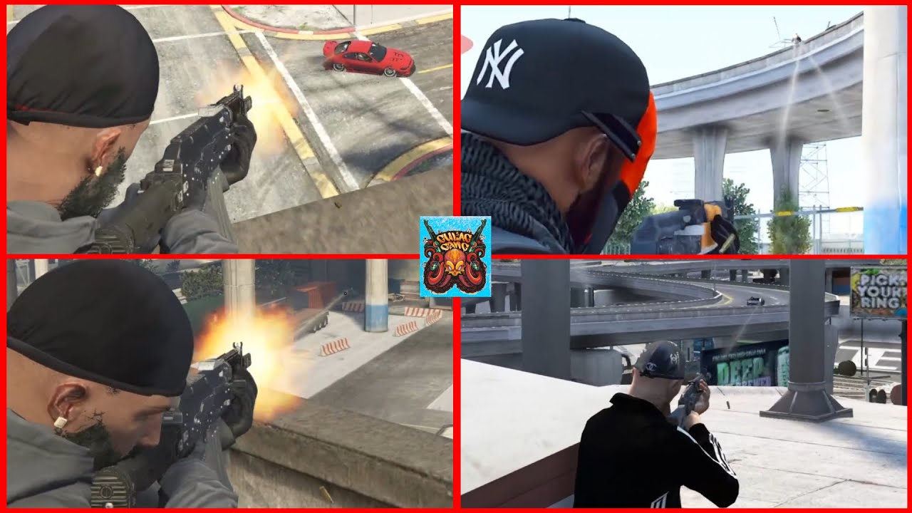 GG Ambush RUST on Popular street (MULTI POV) WAR day 2