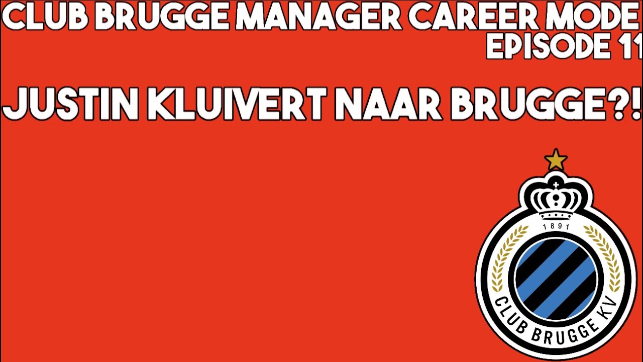 KLUIVERT NAAR BRUGGE?! (FIFA21 Club Brugge Manager Career Mode - Episode #11)