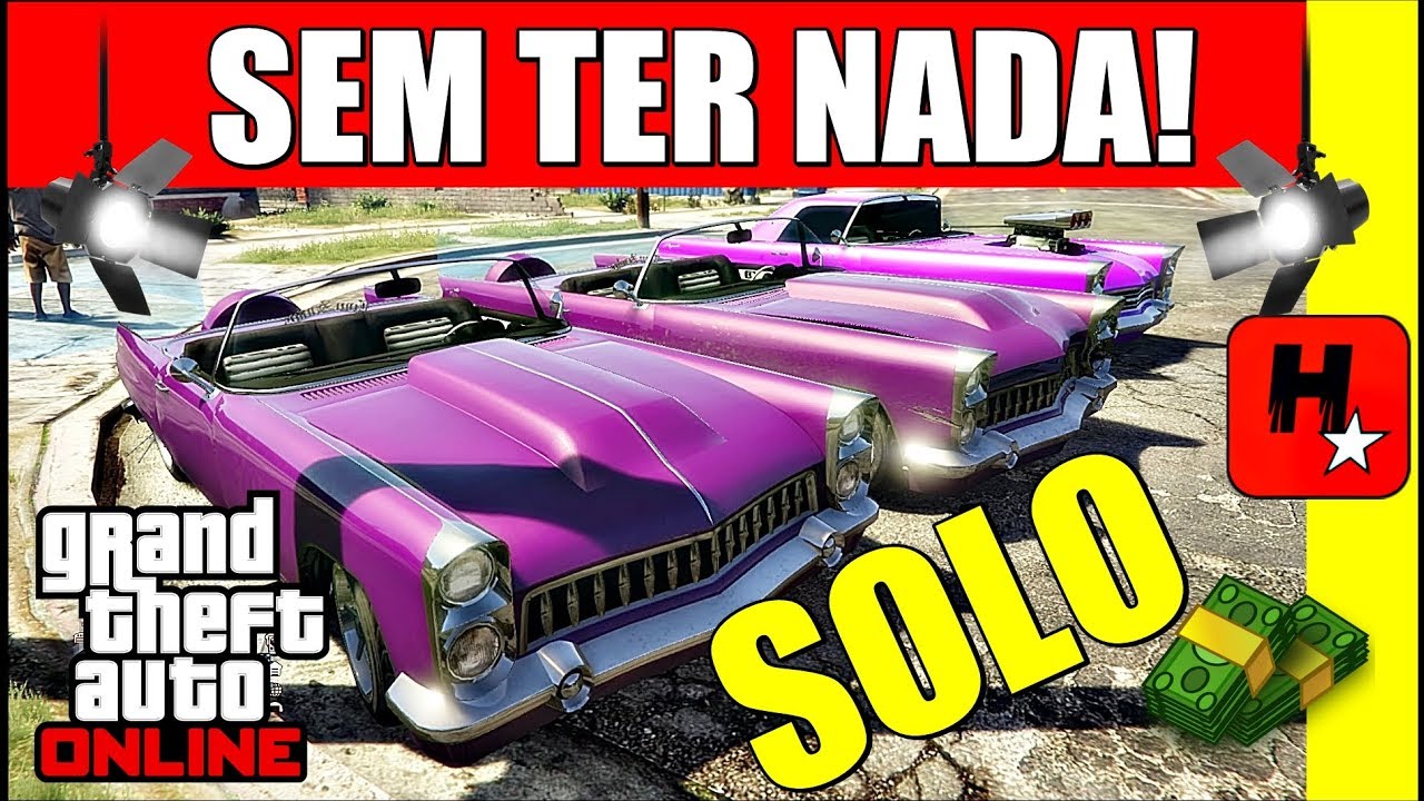 *SOLO* DINHEIRO INFINITO NO GTA 5 ONLINE (SEM TER NADA!) GTAV Online