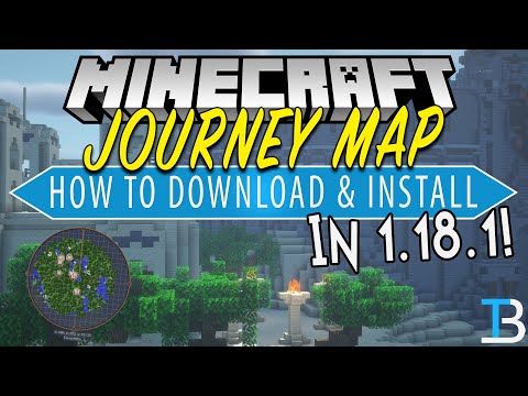 How To Download Install Journeymap In Minecraft 1 18 1 Minimap Mod Youtube