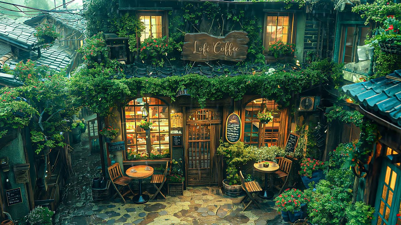 ⁣Calm summer rain ☔[ Lofi Music - Lofi Hip Hop ] Deep focus to study / work / relax 🌲~ Lofi Coffee ☕~