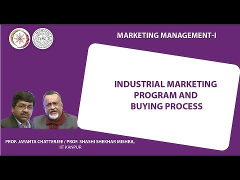 صنعتی مارکیٹنگ پروگرام اور خریداری کا عمل