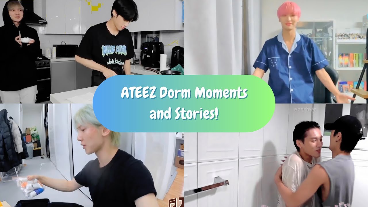 Stories and clips from ATEEZ dorm