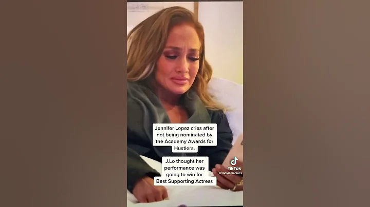 Jennifer Lopez cries over not being Oscar - Nominated for ‘Hustlers’