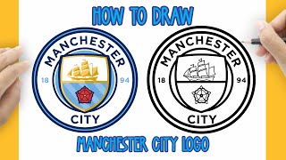 HOW TO DRAW A LOGO  MANCHASTER CITY | MAN CITY LOGO DRAWING