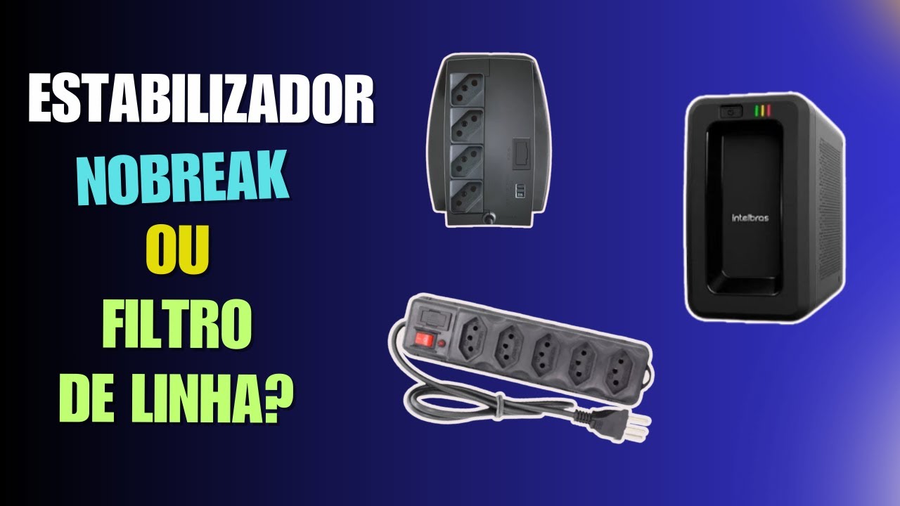 Alimentação PC GAMER: USAR ESTABILIZADOR, FILTRO de linha ou NOBREAK ...