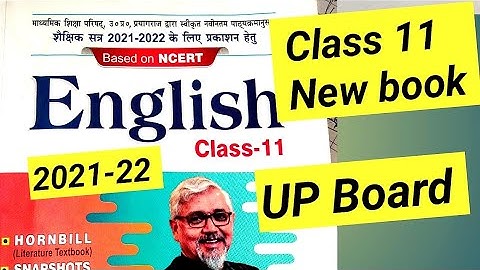Class 11 English new book up board 2021-22, Hornbill, Snapshots syllabus 2022🔥🔥