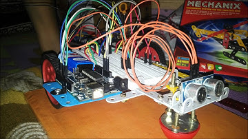DIY - Arduino based obstacle avoiding robot (With Link)