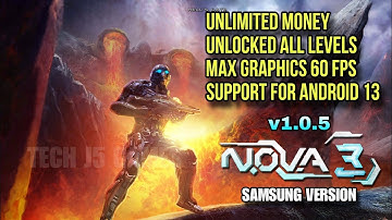 N.O.V.A 3 HD v1.0.5s Samsung Version Unlocked All Levels + Unlimited Money (Max Graphics) 60 FPS