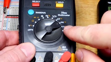 Multimeter measurements of current how to DIY tutorial by electronzap electronics