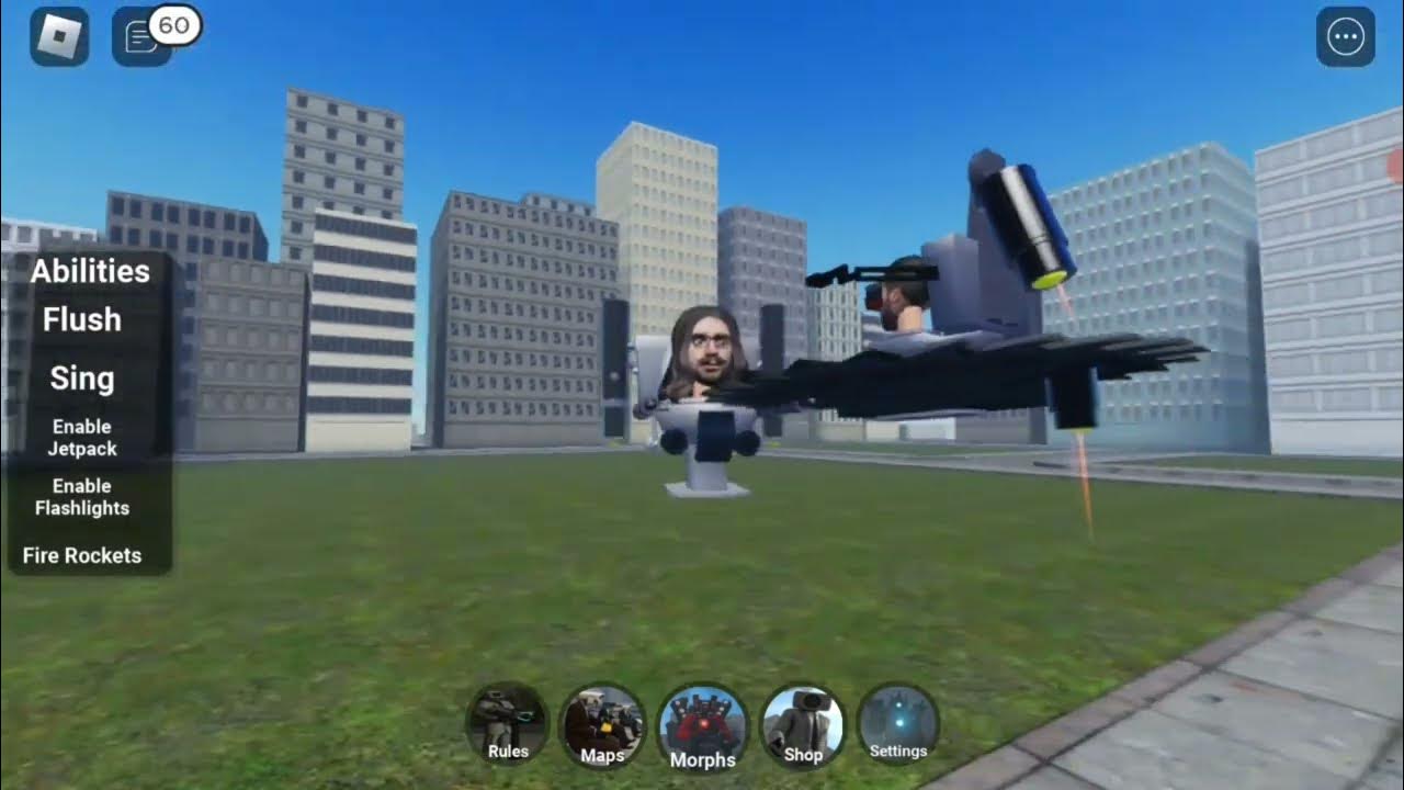 Geeky Jesus skibidi Toilets ROBLOX Flying buzzsaw saucer YouTube