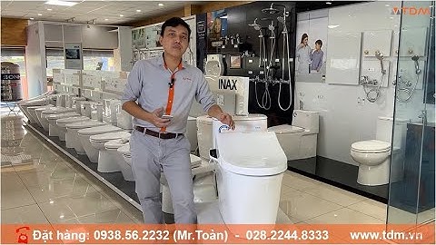 TDM.VN | Review bồn cầu điện tử American Standard WP-1880PR (WP1880PR) bàn cầu thông minh có remote