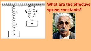 Springs in Series vs Parallel – Effective Spring Constant & Angular Frequency Explained