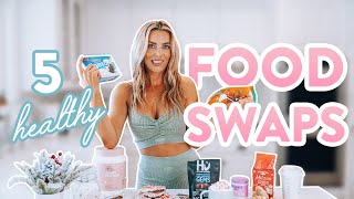 5 HEALTHY FOOD SWAPS | holiday dessert recipes! | eat this, not that