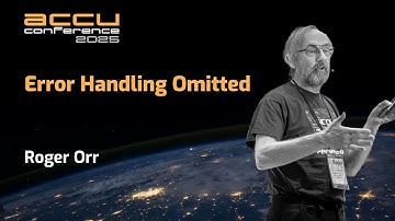 C++ Error Handling - Roger Orr - ACCU 2025