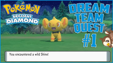 Shiny Shinx after a TOTAL of 11,061 Encounters (+ Shiny Starly) Pokemon Brilliant Diamond DTQ #1